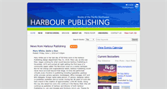 Desktop Screenshot of harbourpublishing.com