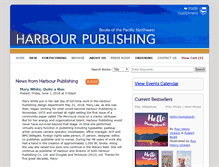 Tablet Screenshot of harbourpublishing.com